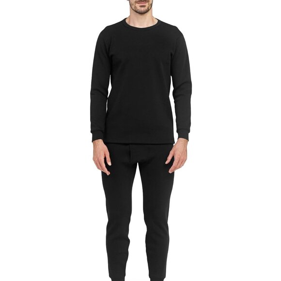 Men's Ultra Heavyweight Thermal Base Layer Set Fleece Lined Extreme Cold Weather